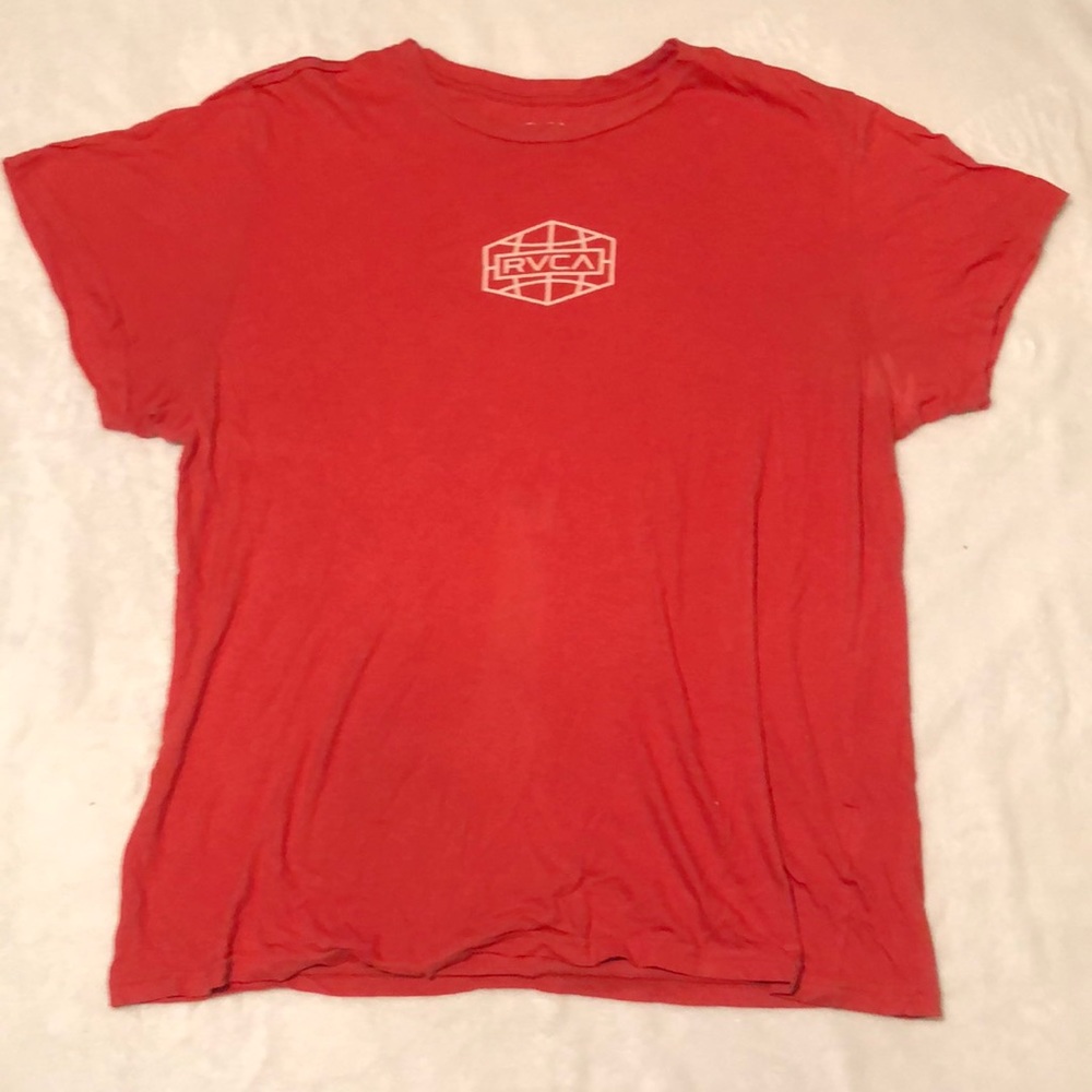 RVCA light red tee